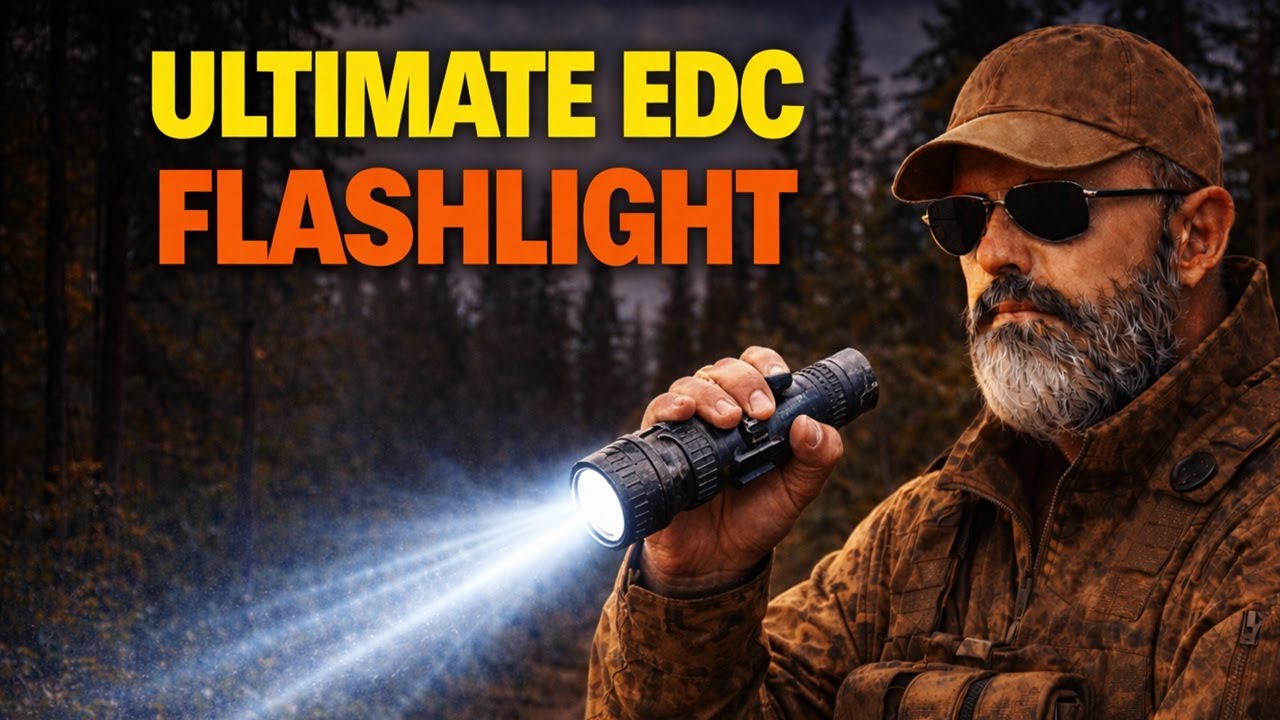 🚨ULTIMATE🚨 EDC FLASHLIGHT🤯 #prepping #survival #prepared #preppers #shtf #shtfsurvival
