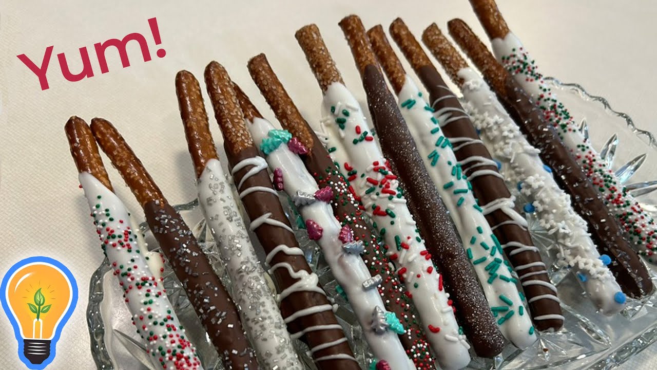 Candy Dipped Pretzel Rods -- A Sweet & Salty Treat!