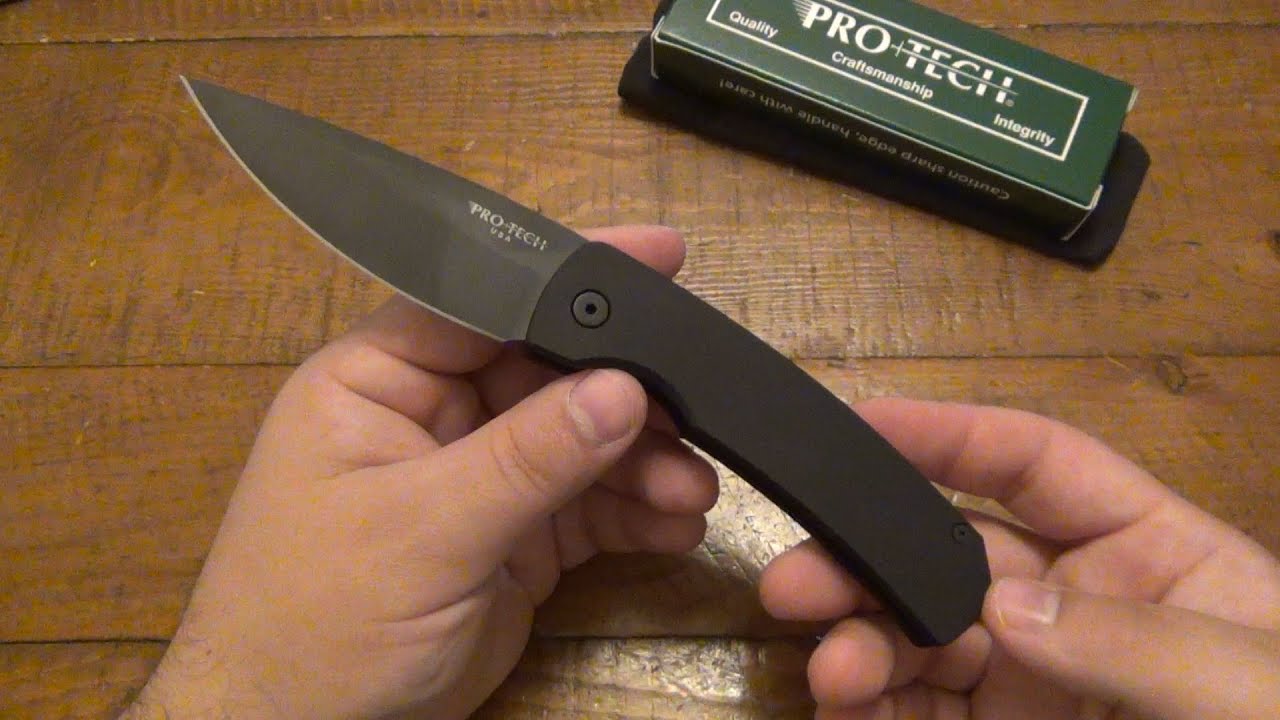 Coolest Hidden Automatic Knife Design (Scale Release) Protech Magic 2...