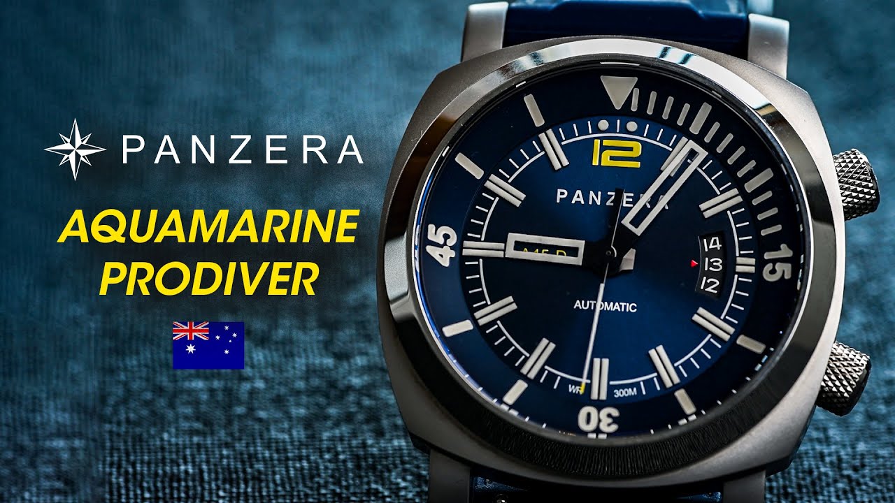 🤿 A somewhat hormonal Australian diver 💊 Panzera AQUAMARINE Pro Diver - A45D-01