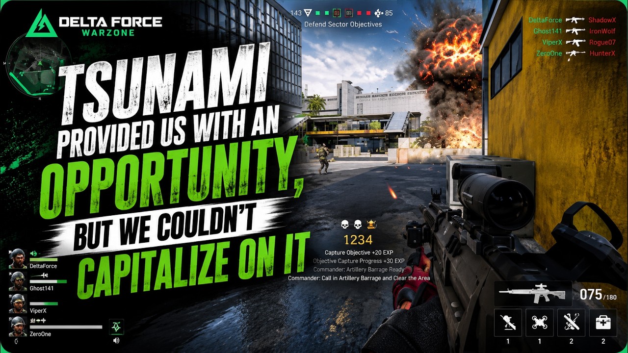 Tsunami Provided Us With An Opportunity, But We Couldn't Capitalize On It - Delta Force Warzone