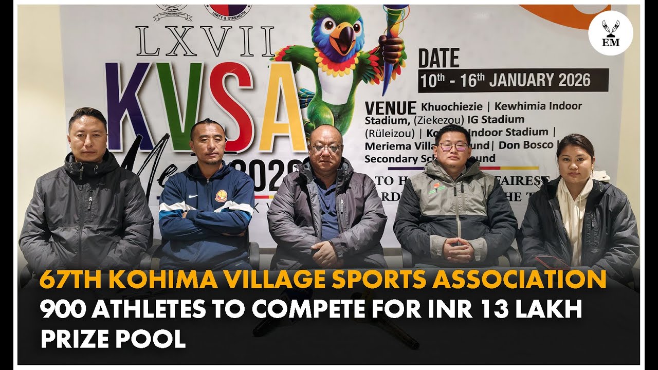 KVSA meet 2026 to be held across six locations in Kohima from January 10