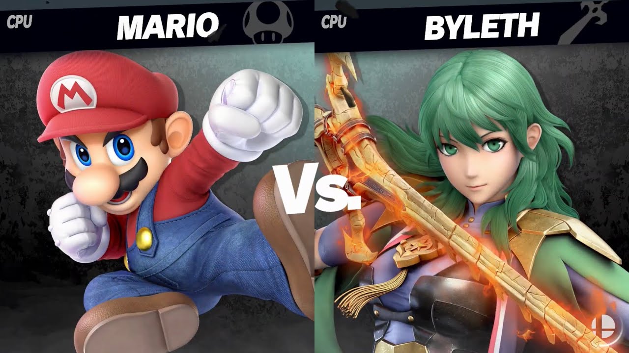 Super Smash Bros. Ultimate - Mario vs Byleth F (Sothis)