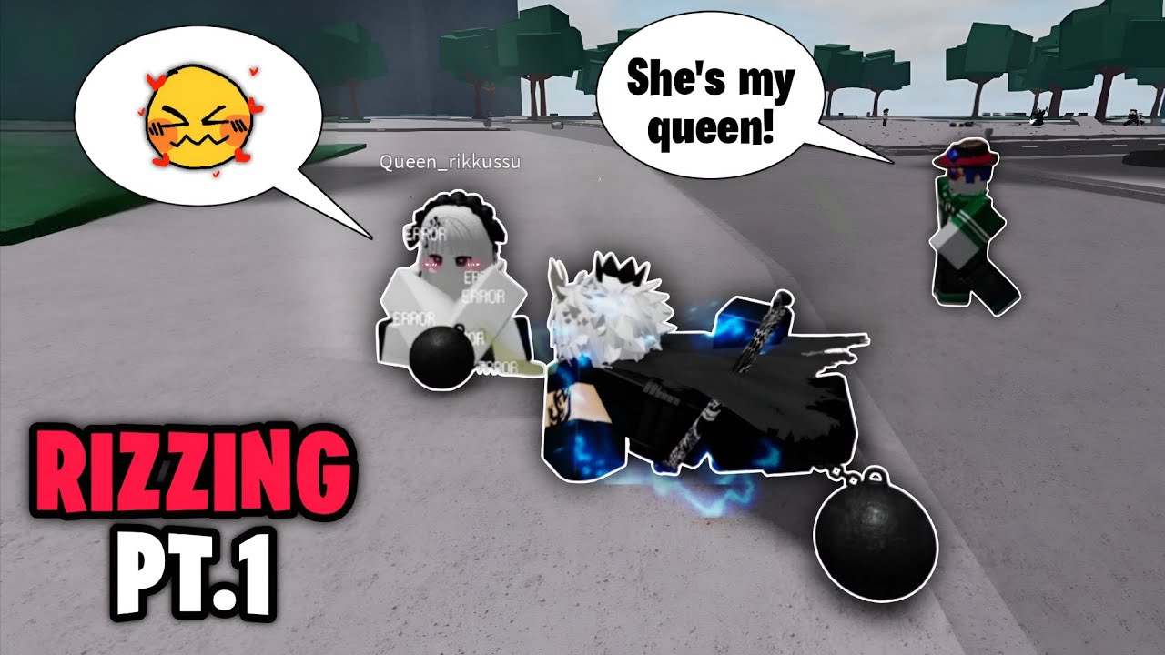 Rizzing a Random TSB Girl PART-1 💖 | The Strongest Battlegrounds ROBLOX 