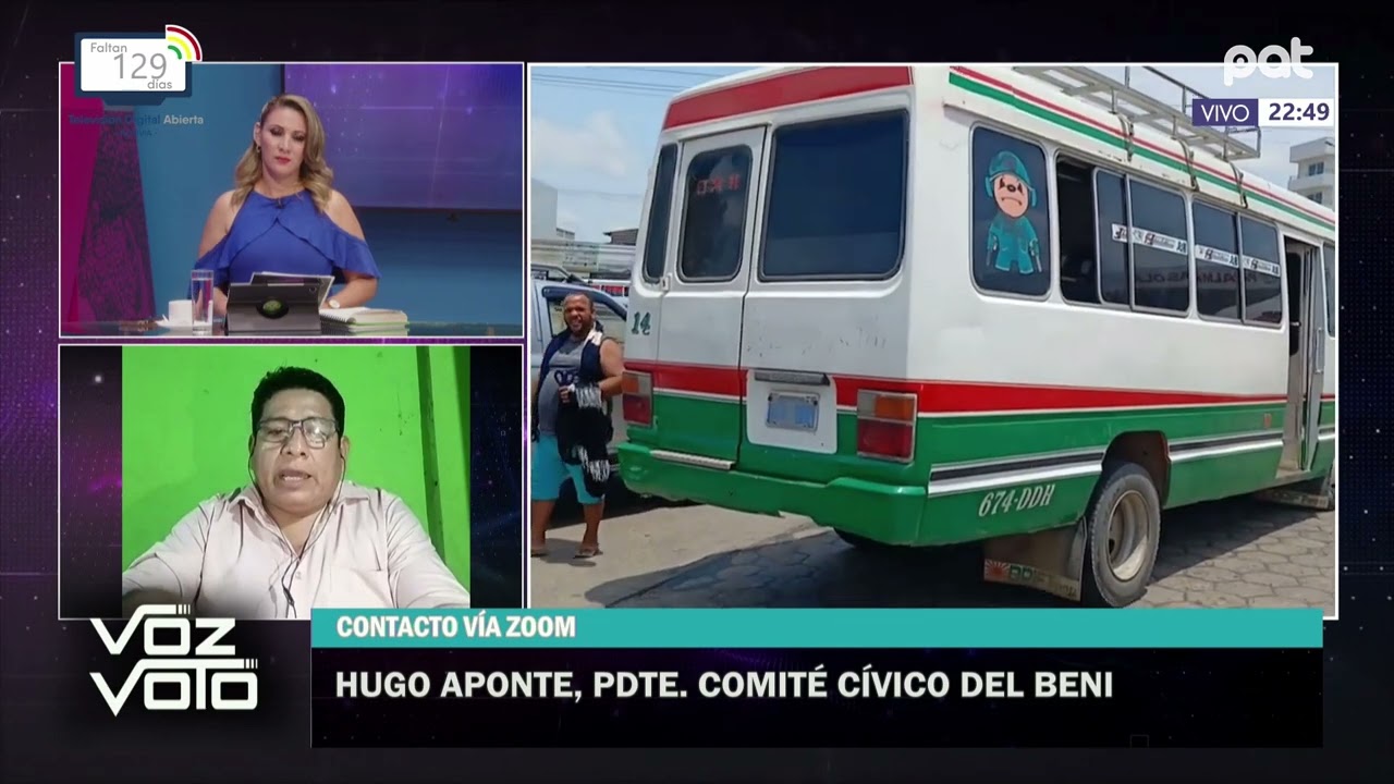 Hugo Aponte, presidente del Comité Cívico del Beni