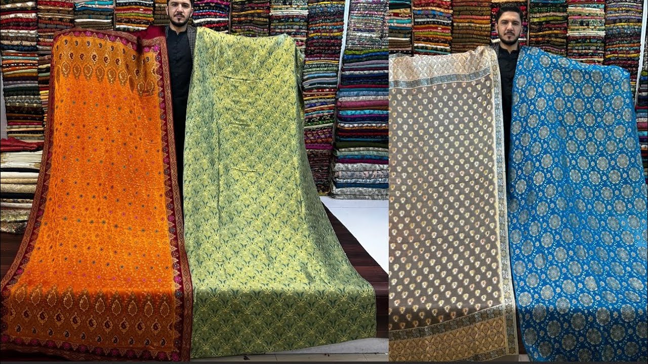Pure Banarsi Suits | Shamose Silk | chiffon banarsi | pure Atlas
