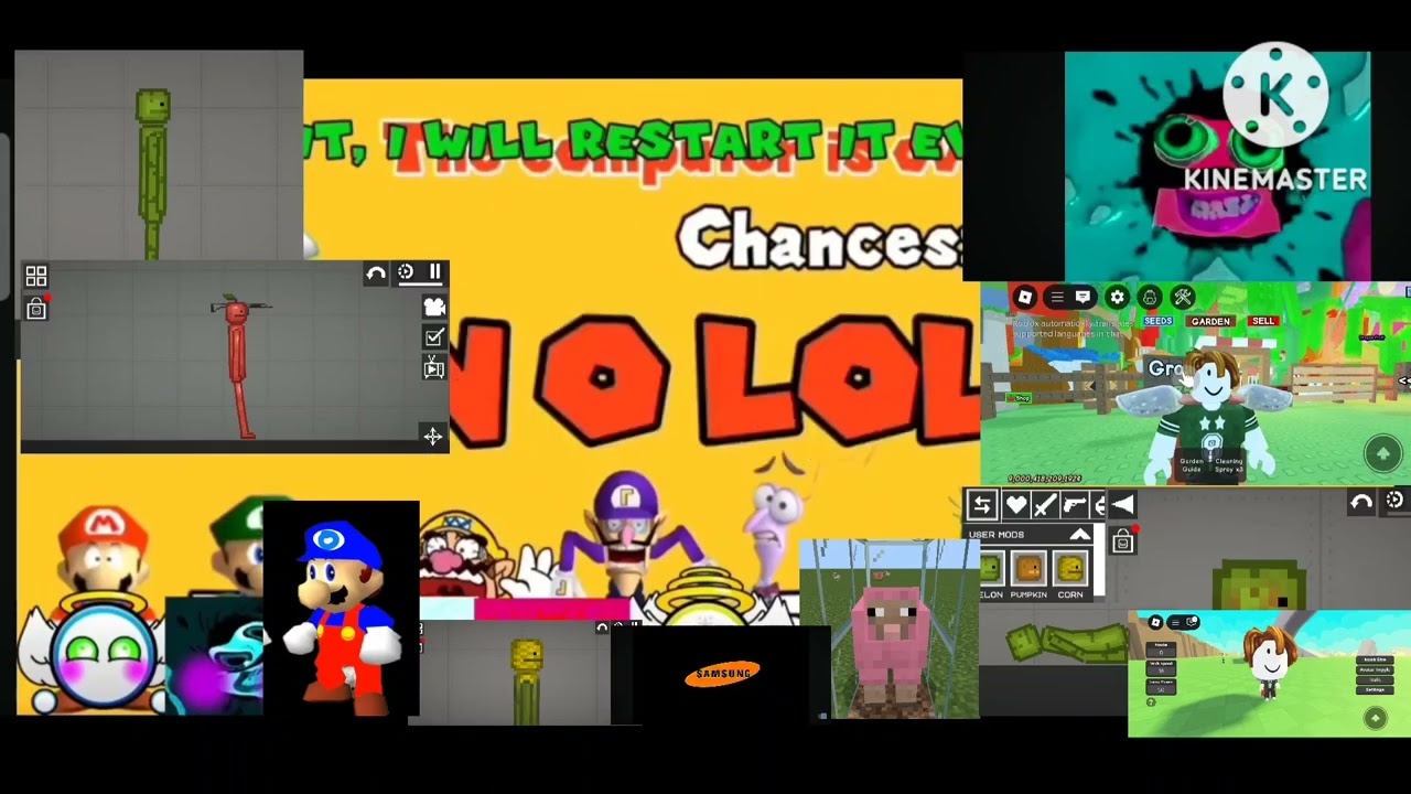 Mario os kill screen but everyone want to see that