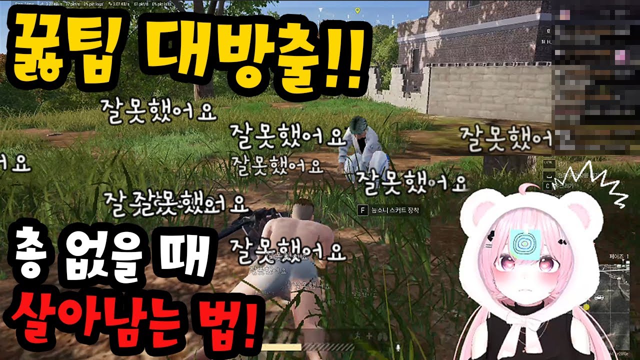 누가 자꾸 총 들고 쫓아와요ㅠㅠㅠ [배그]