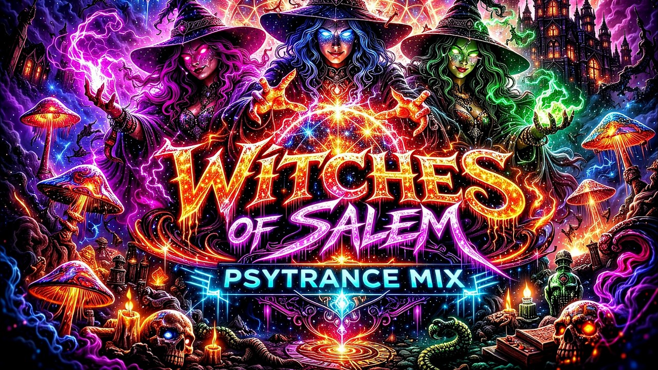WITCHES OF SALEM – PSYTRANCE MIX | Occult Witch Ritual (Full-On / Dark Psy and Goa 146–148 BPM)