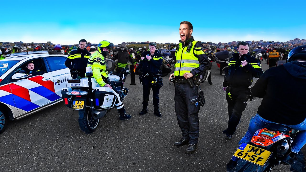 POLITIE GRIJPT IN BIJ BROMMER MEETING!