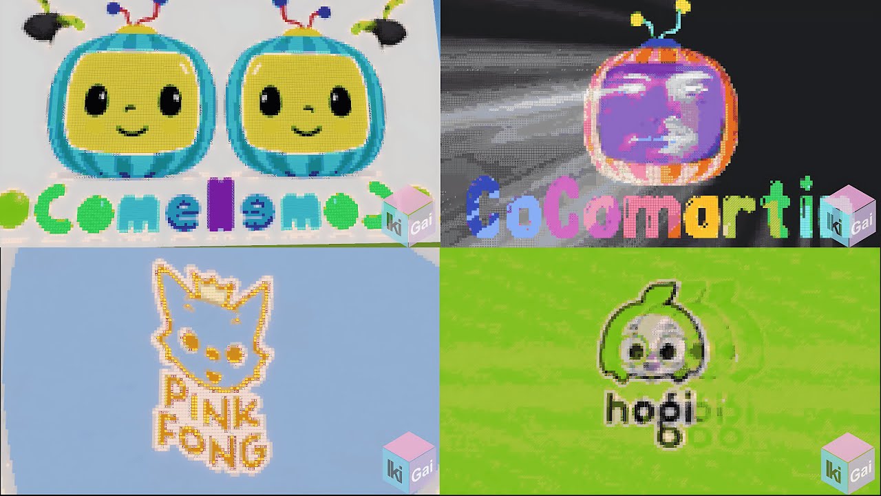 Logo Effects Pixel Art Minecraft Compilation 4