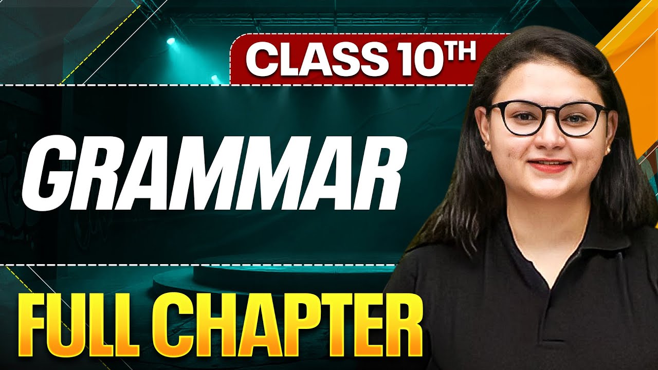 Class 10 English Complete GRAMMAR In One Shot ( Theory + PYQs ) |ICSE Board