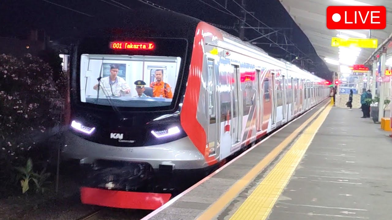 🔴 PERJALANAN PERDANA KRL CHINA CRRC DI JAKARTA !! KRL Baru dari China Mulai Berdinas Bawa Penumpang