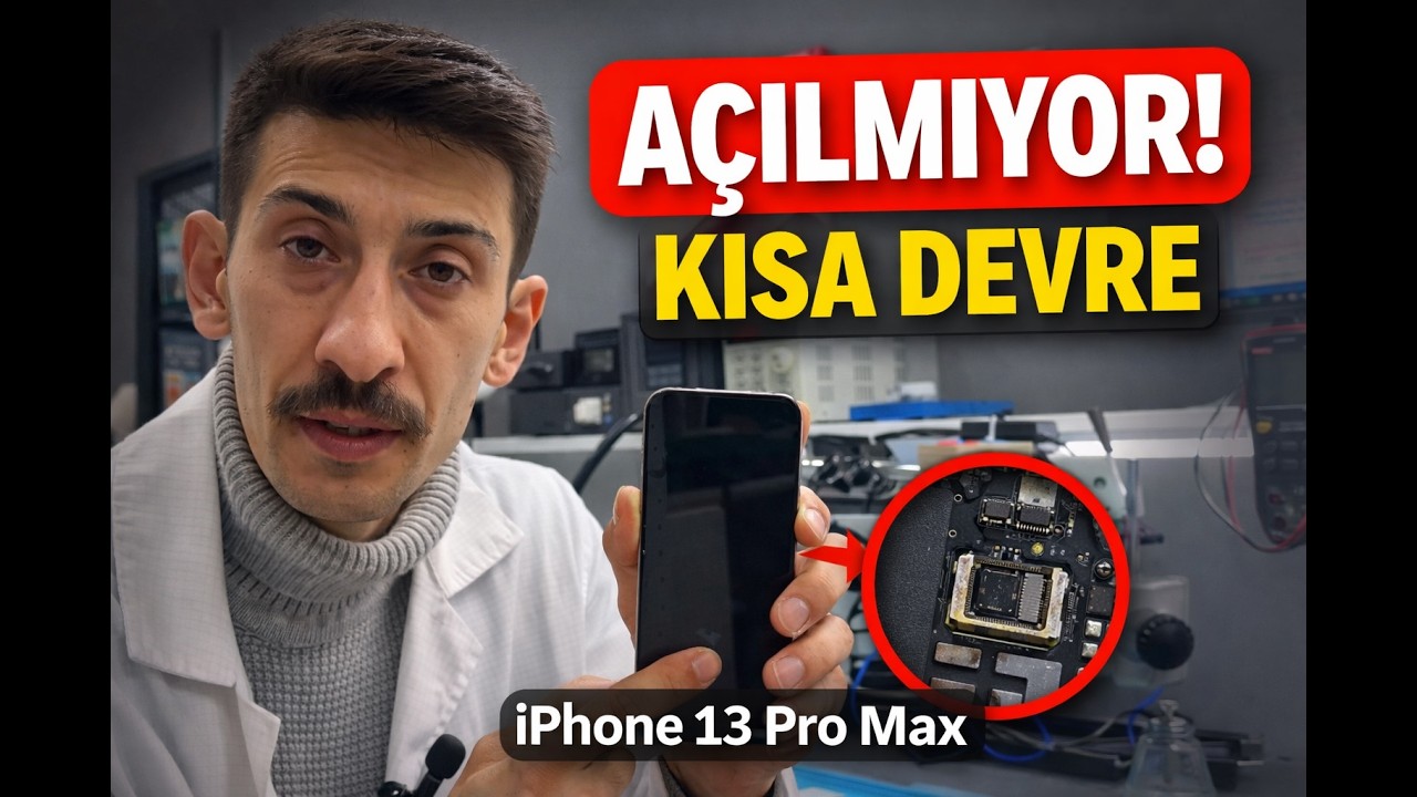 iPhone 13 Pro Max Açılmıyor! Kısa Devre Anakart Onarımı