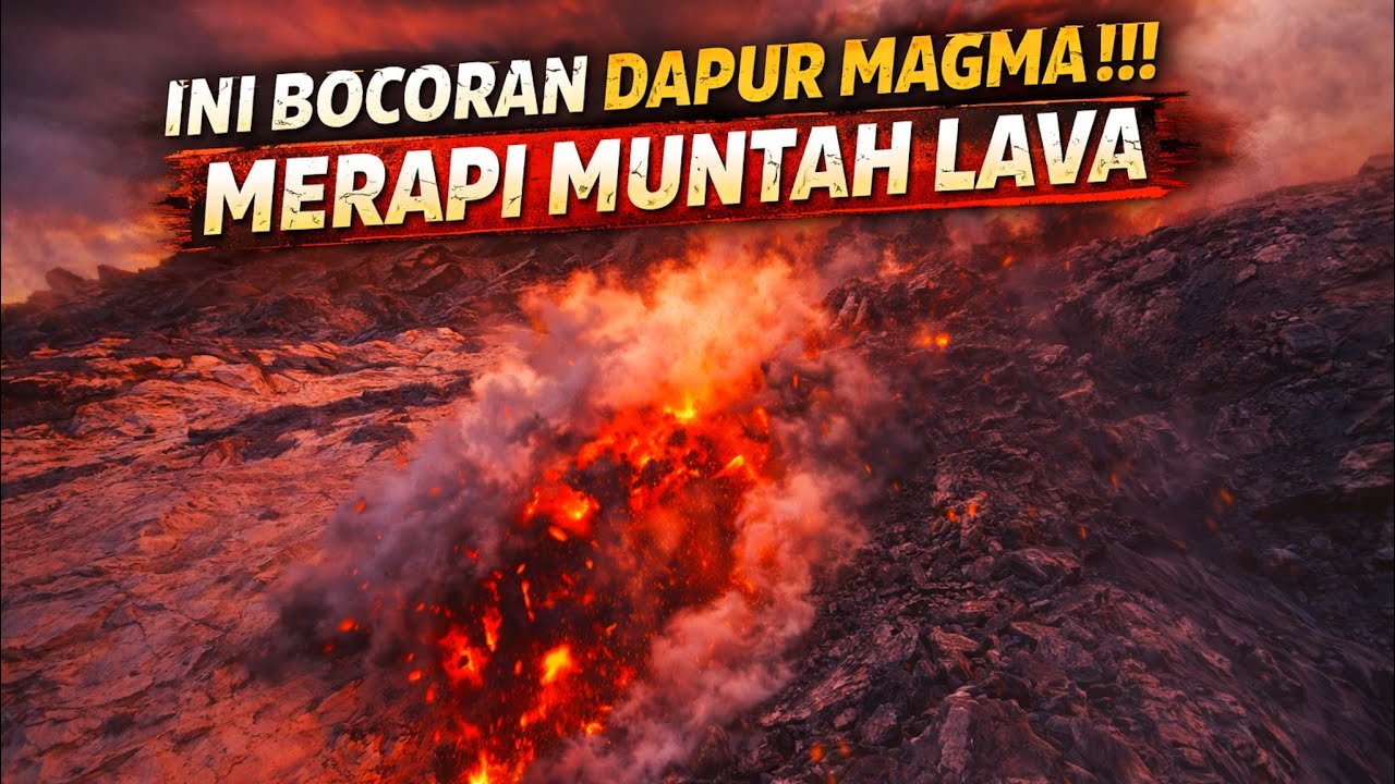 ASTAGA !!🌋😱 LAVA MERAPI TUMPAH TANPA AMPUN DARI PERUT BUMI !! 😱😱