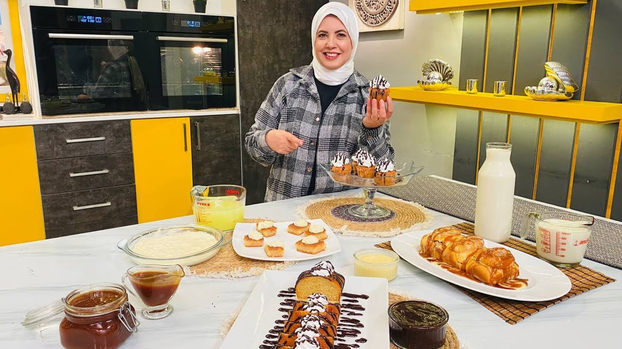 العزومة مع الشيف فاطمة أبو حاتي | قشطة الحلويات - كريمة الطهي - صوص الشوكولاتة - صوص الكراميل