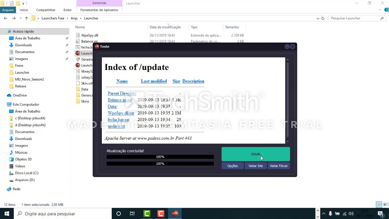 Launcher para MuOnline