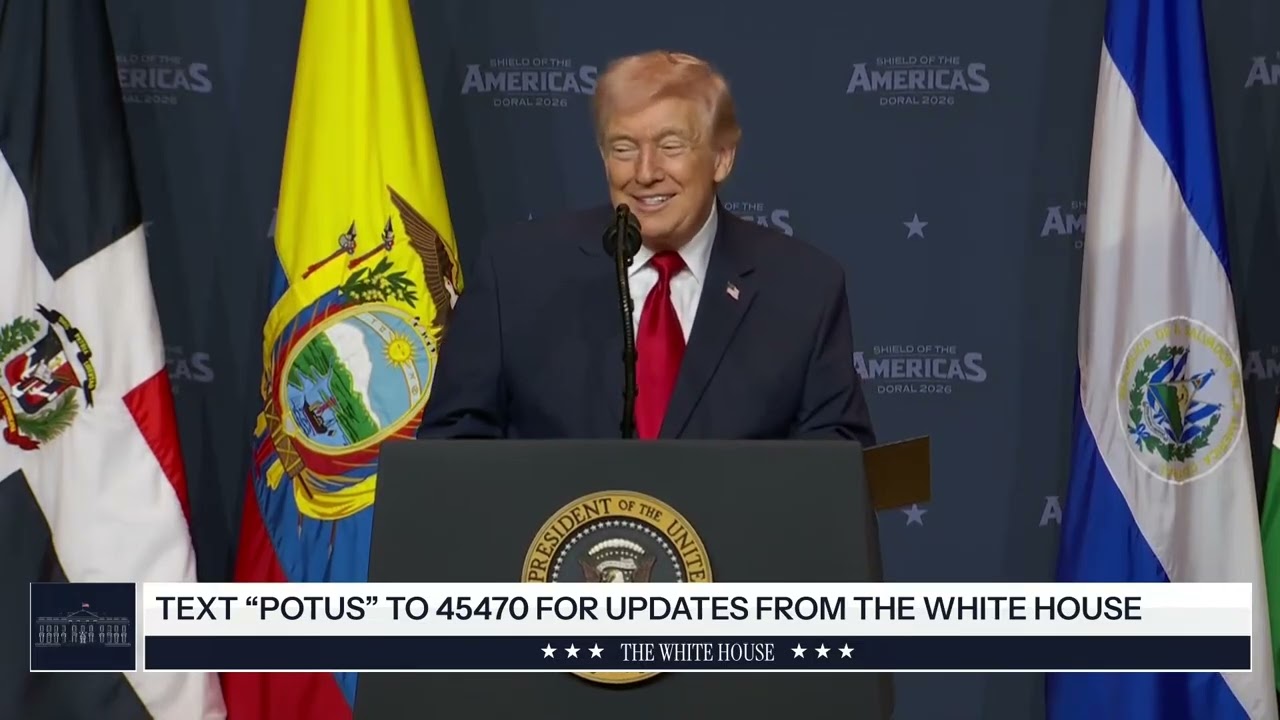 President Trump Remarks at the Shield of Americas Summit