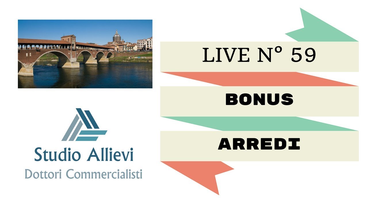 Il bonus arredi LIVE #59