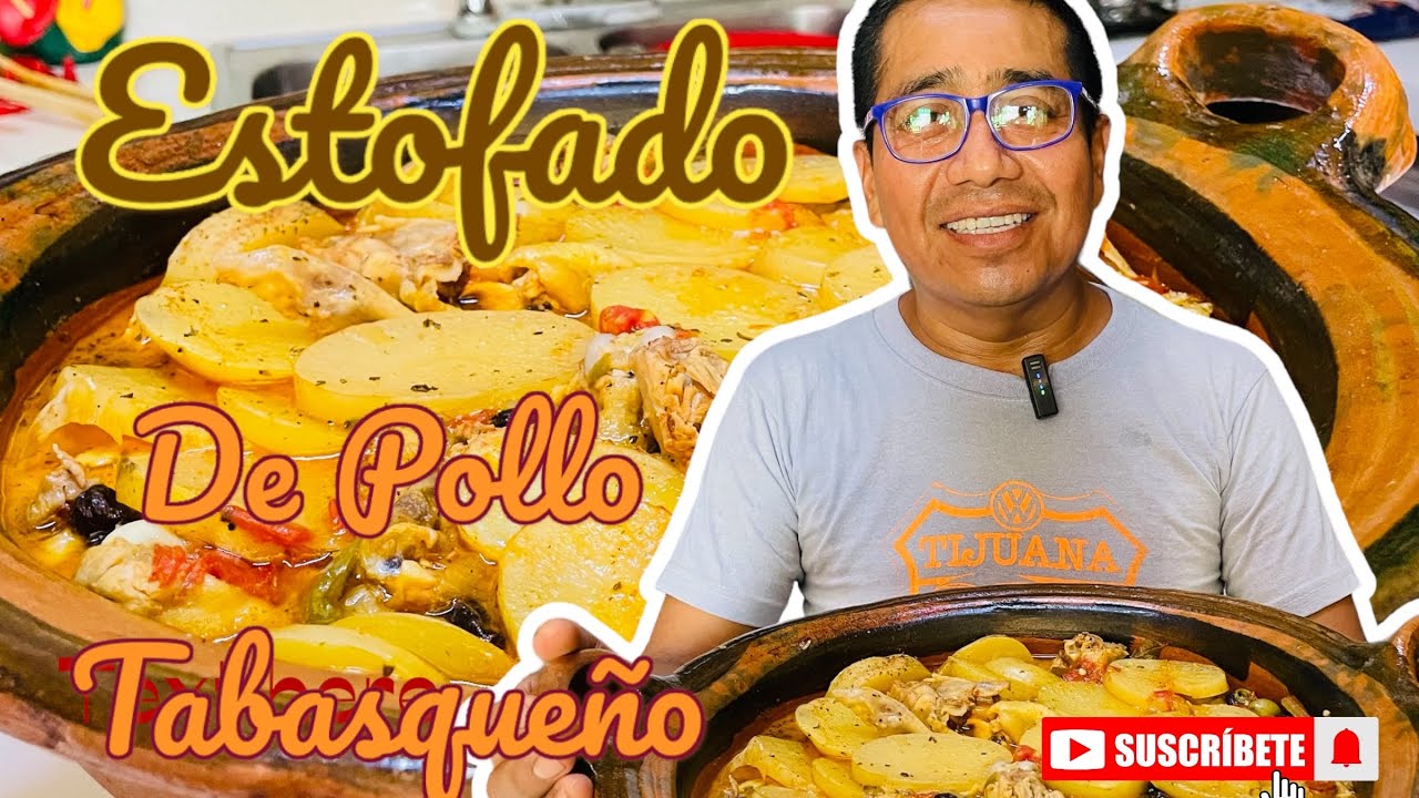 Estofado de Pollo Tabasqueño||Receta típica deliciosa😋