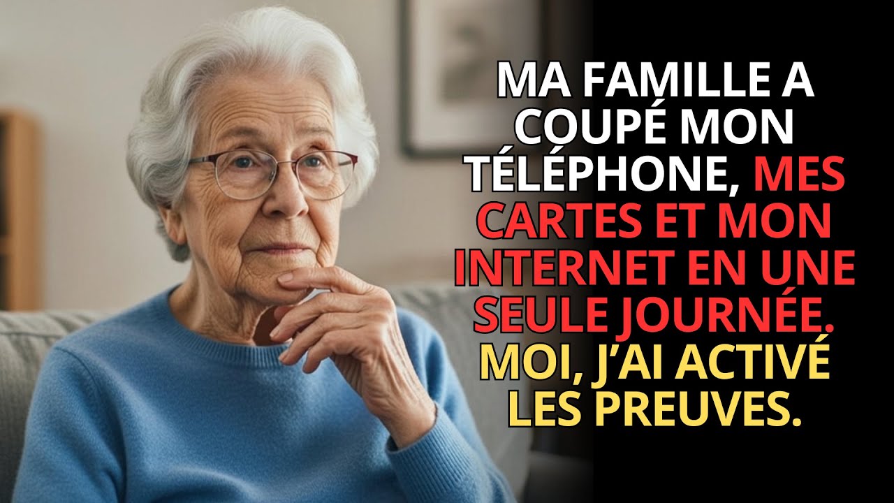 Ma famille a coupé mon téléphone, mes cartes et mon internet en une seule journée. Moi, j’ai activé