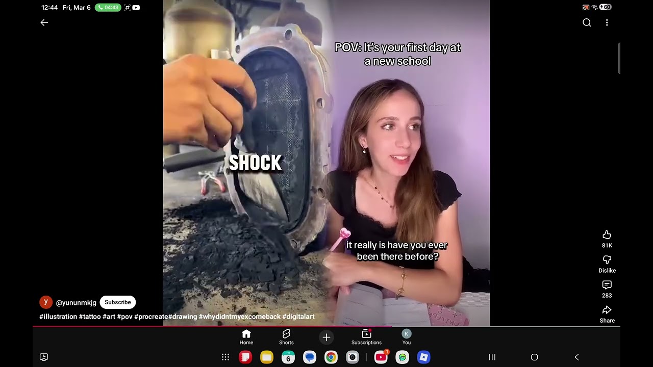 POV you are new.......... 