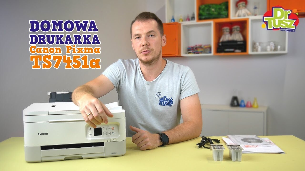 Atramentowa drukarka do domu- Canon Pixma TS7451a | DrTusz.pl