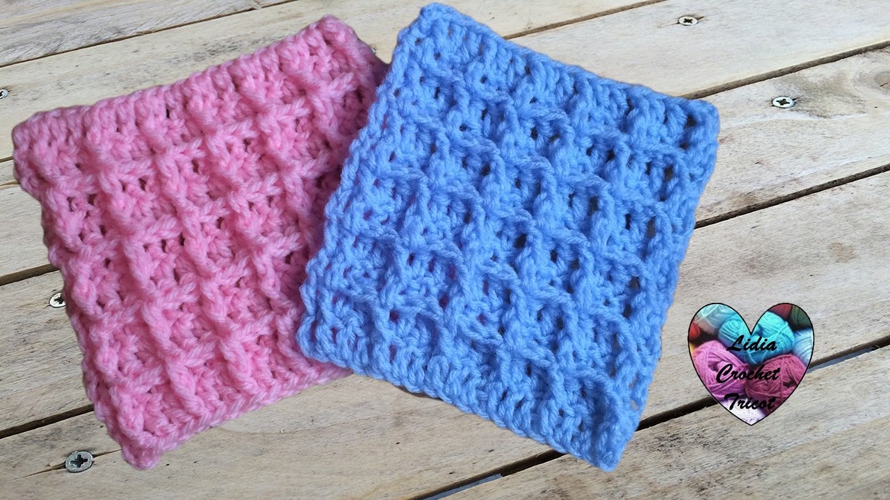 Crochet Point waffle