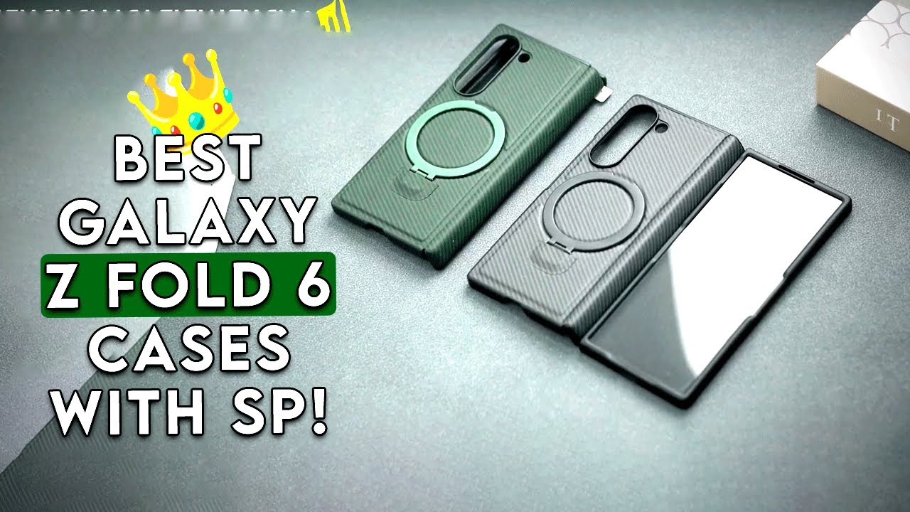 Top 5 Best Galaxy Z Fold 6 Cases With Built In Screen Protectors [2026]  ✅