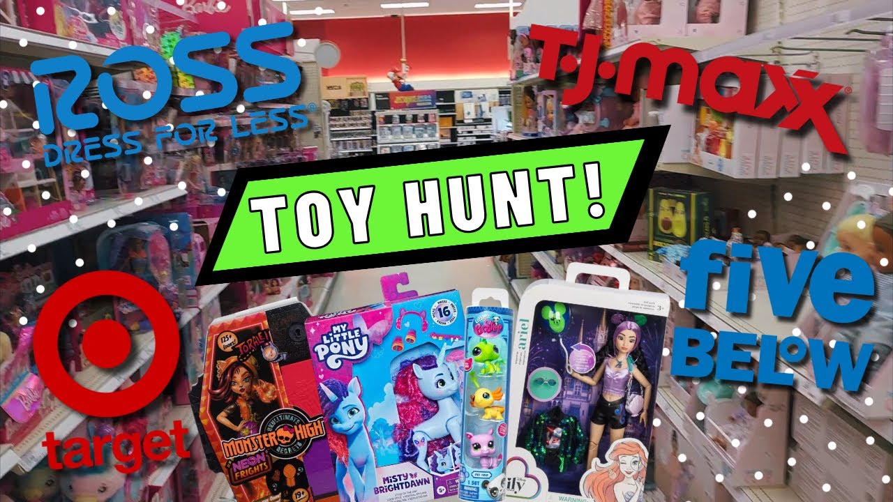 🔎🦄Where are all the My Little Pony toys? Toy Hunting at Target, five below, Ross, and TJ maxx!
