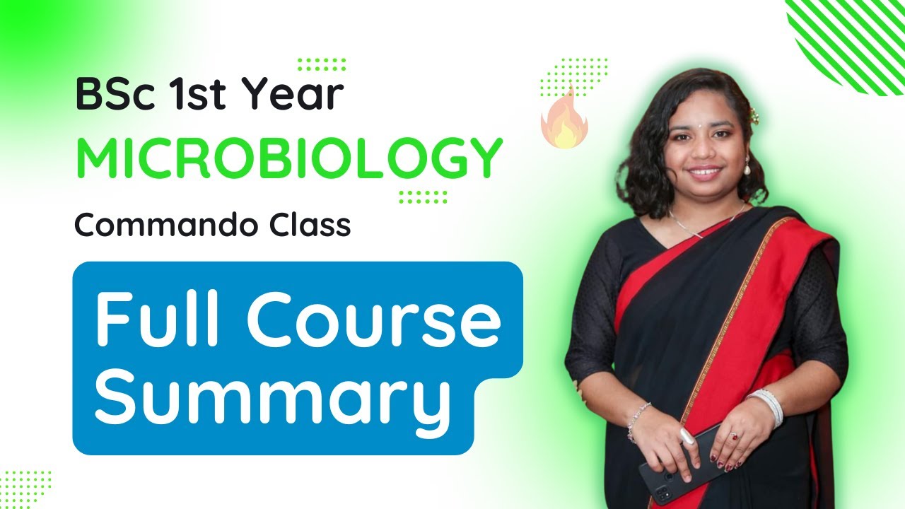 BSc  First year microbiology commando class || Whole Book Summary 🔥