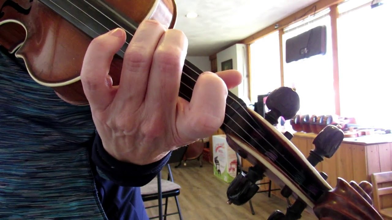 50 Years Ago Waltz - Fiddle Fingerboard View