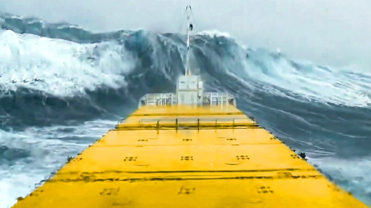 Why Monster Waves Can’t Sink Large Ships During Storms