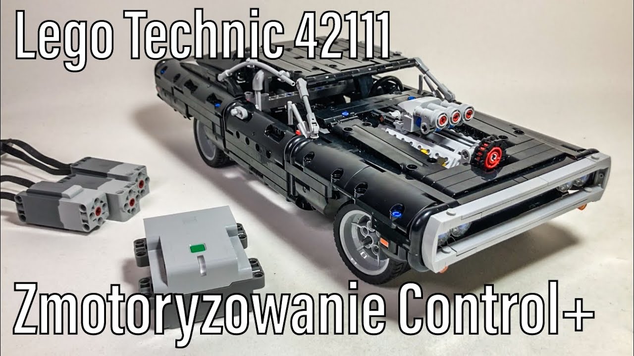 Zmotoryzowanie Lego Technic 42111 Dodge Charger