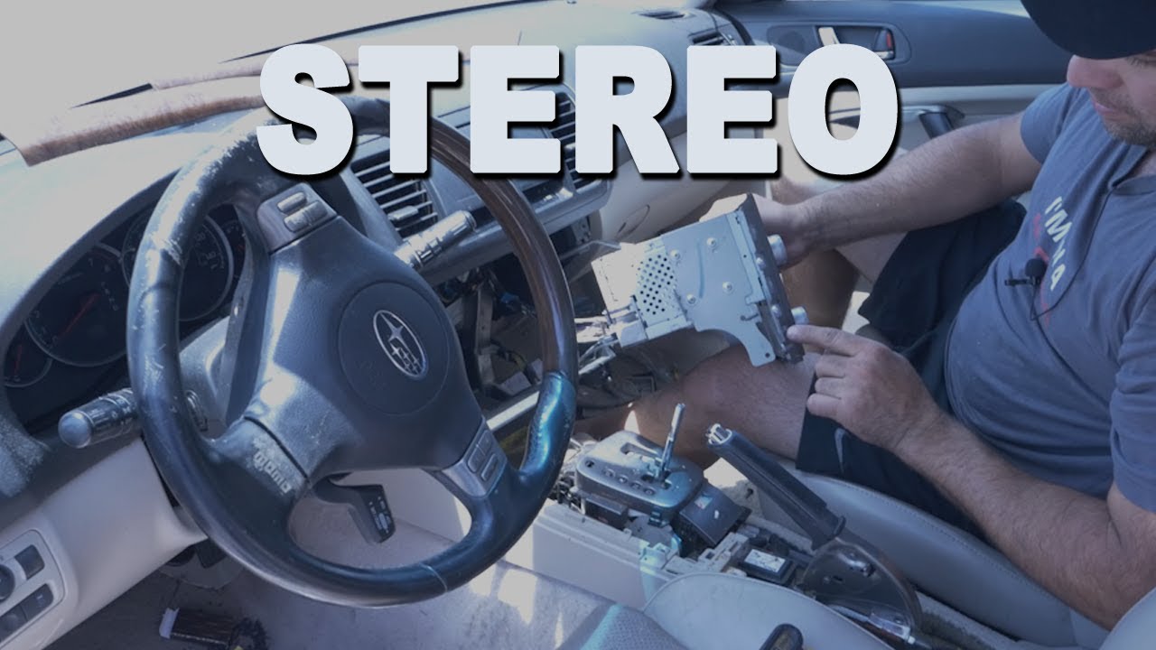 Как снять стереомагнитолу - Subaru Outback Legacy 2006 года