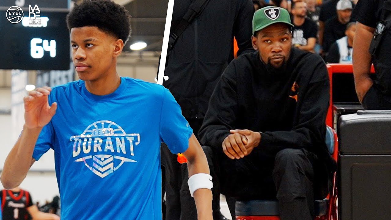 Kevin Durant pulled up to EYBL to watch Baby KD!😳