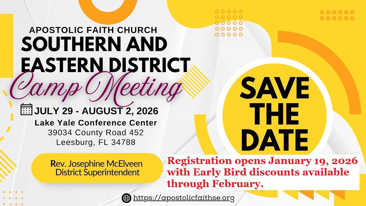 Orientation AFC SED Camp Meeting