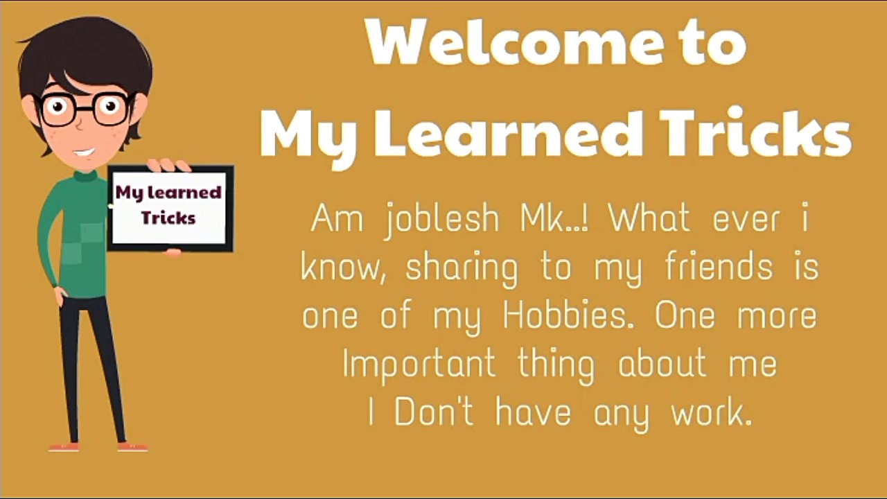 My Learned Tricks - Intro