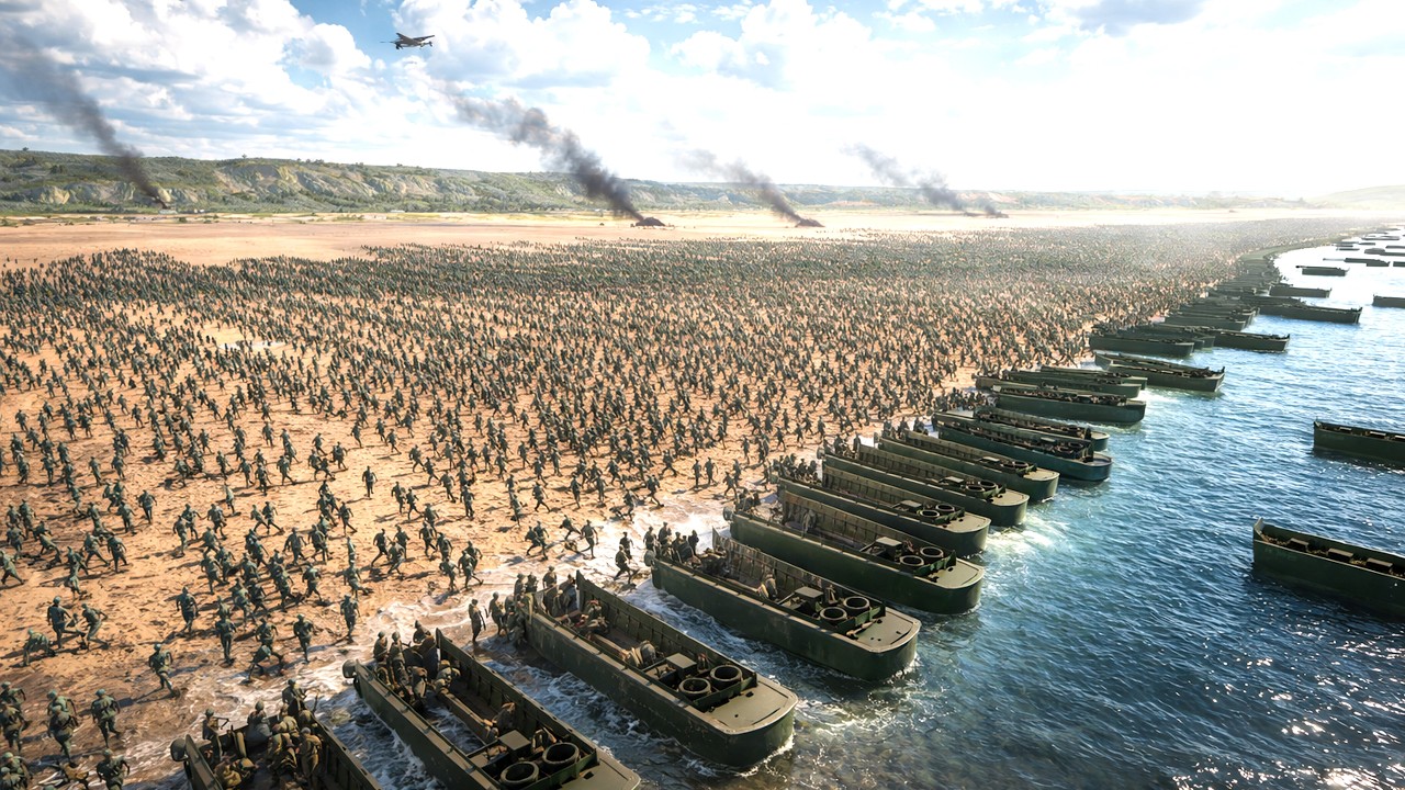The BIGGEST Normandy Landing You Will Every See (WW2 D-Day) - Ultimate Epic Battle Simulator 2