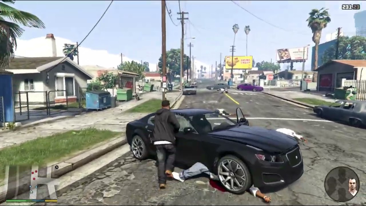 GTA V: Hood Safari Mission - Gang Takedowns, Chaos, and Epic Escapes!