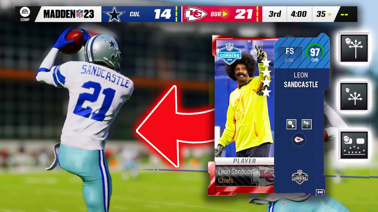 Леон Сэндкасл, рейтинг 99! Легенда возвращается! Madden 23