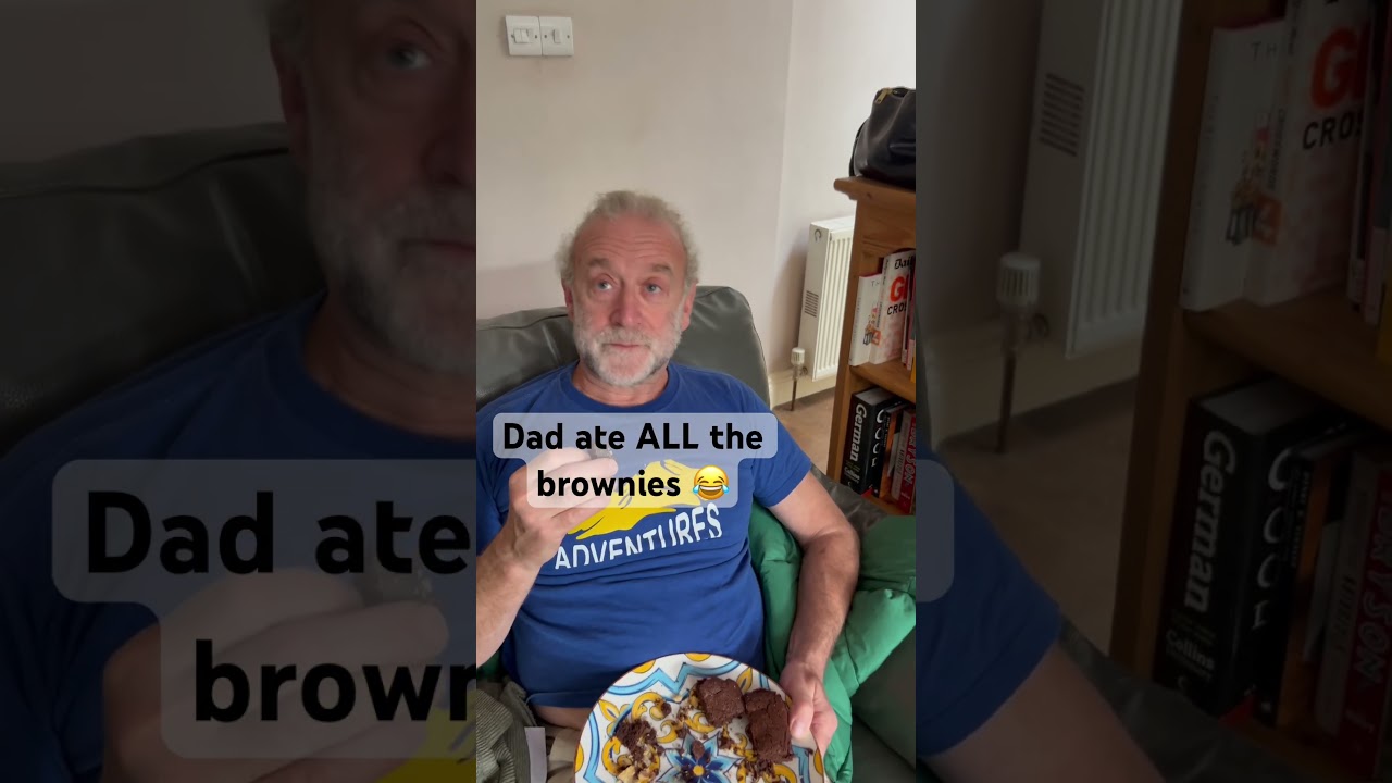 Dad eats all the brownies #dad #dadjokes #magicbrownie #brownies #brownie