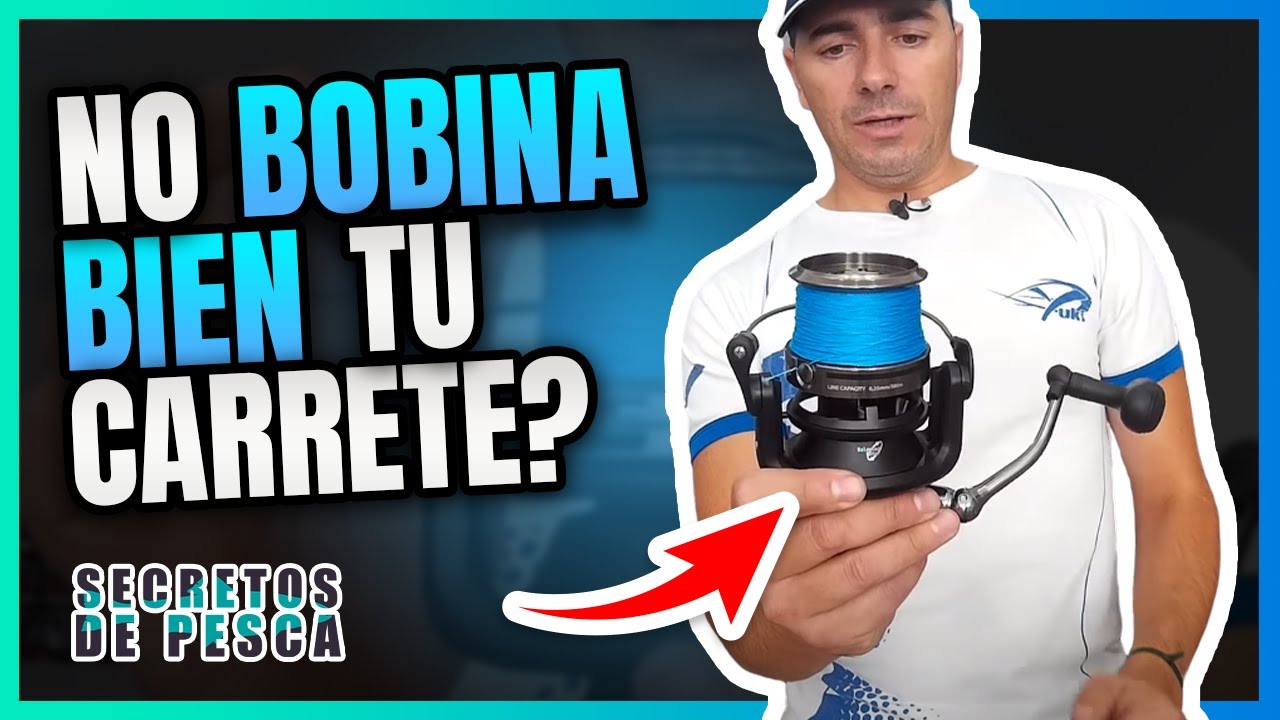 ✅Pesca ¿no BOBINA bien tu CARRETE?🎣👀👈