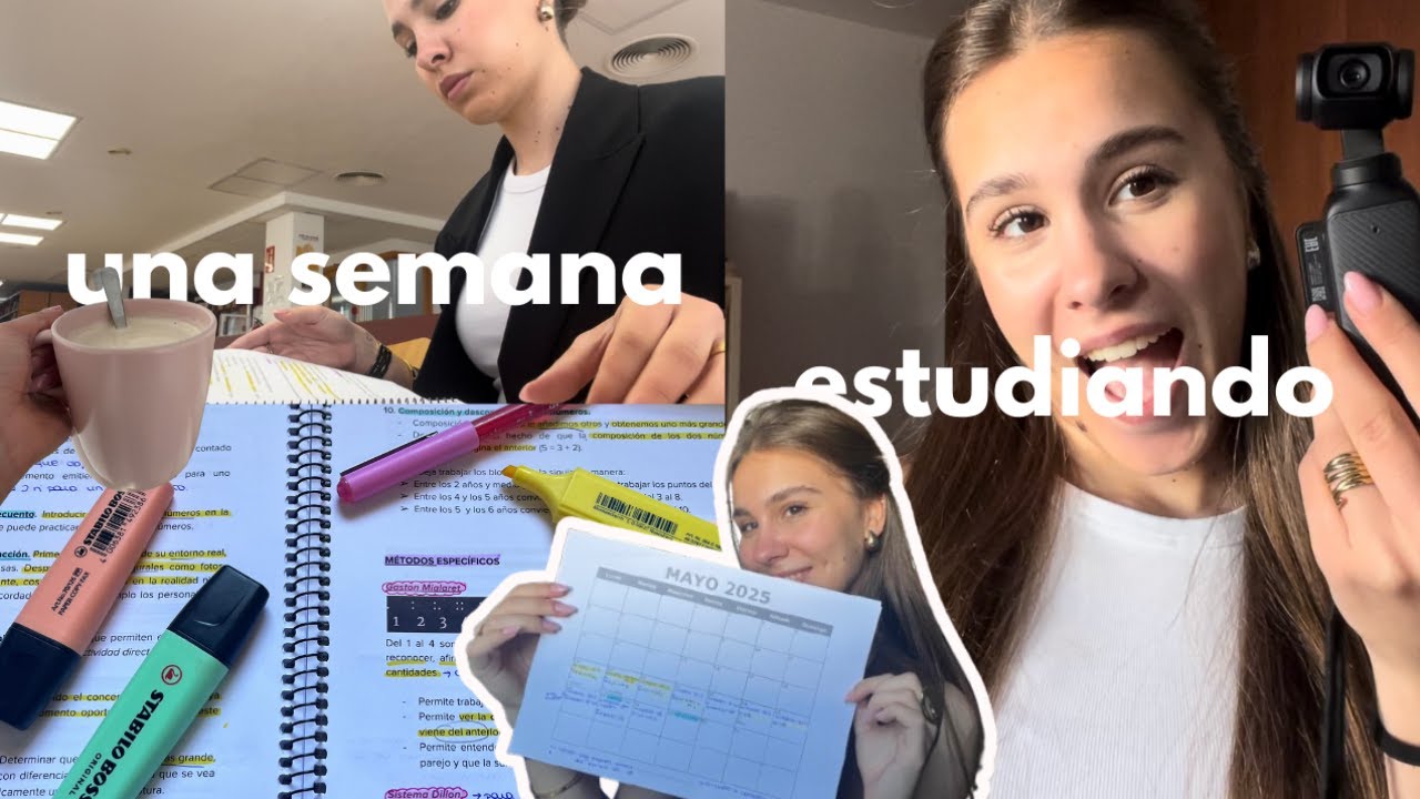 Una SEMANA CONMIGO ESTUDIANDO I exámenes finales, organización, cámara nueva #lifestyle #finalexams
