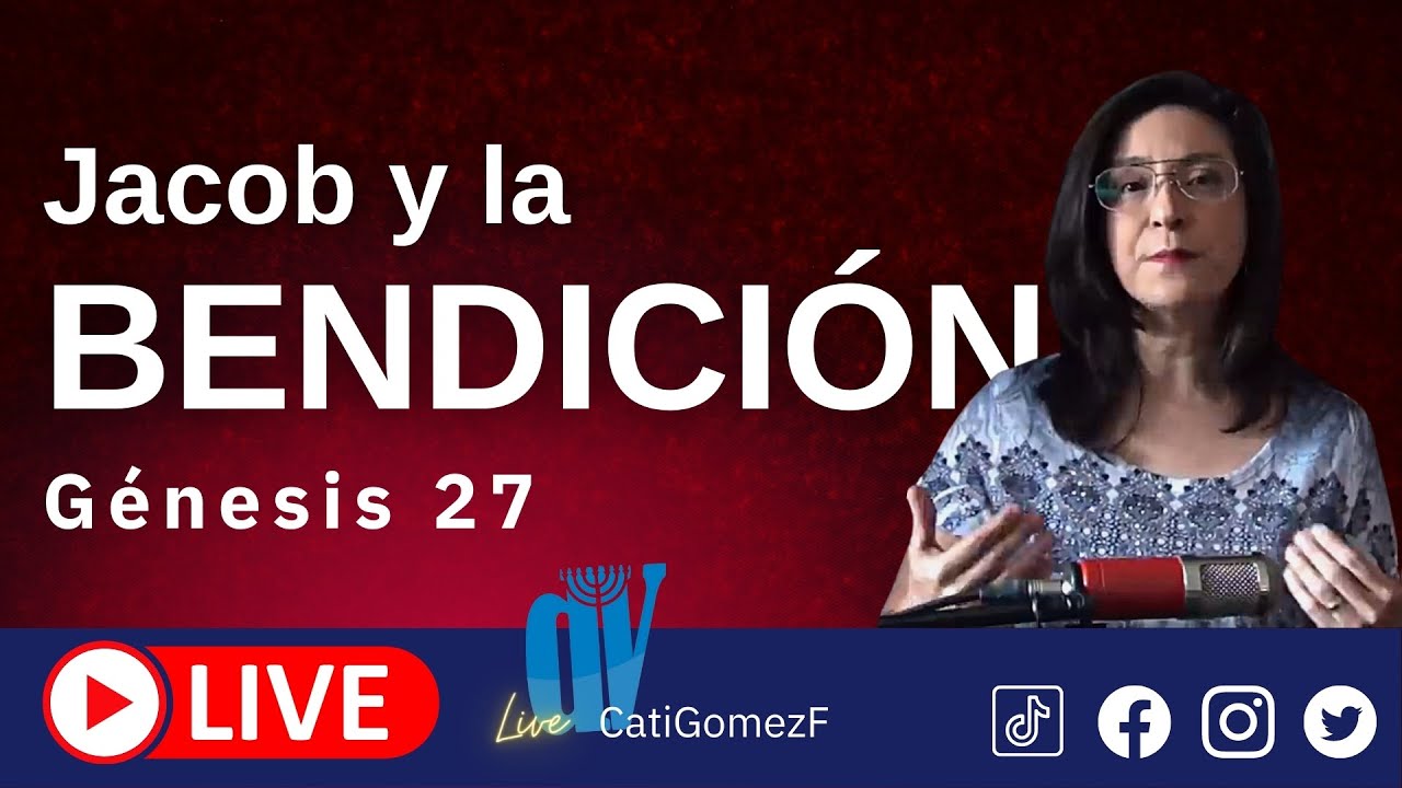 Génesis 27  (EN VIVO) 👨‍👦‍👦  [Jacob se queda con la BENDICIÓN] ☚