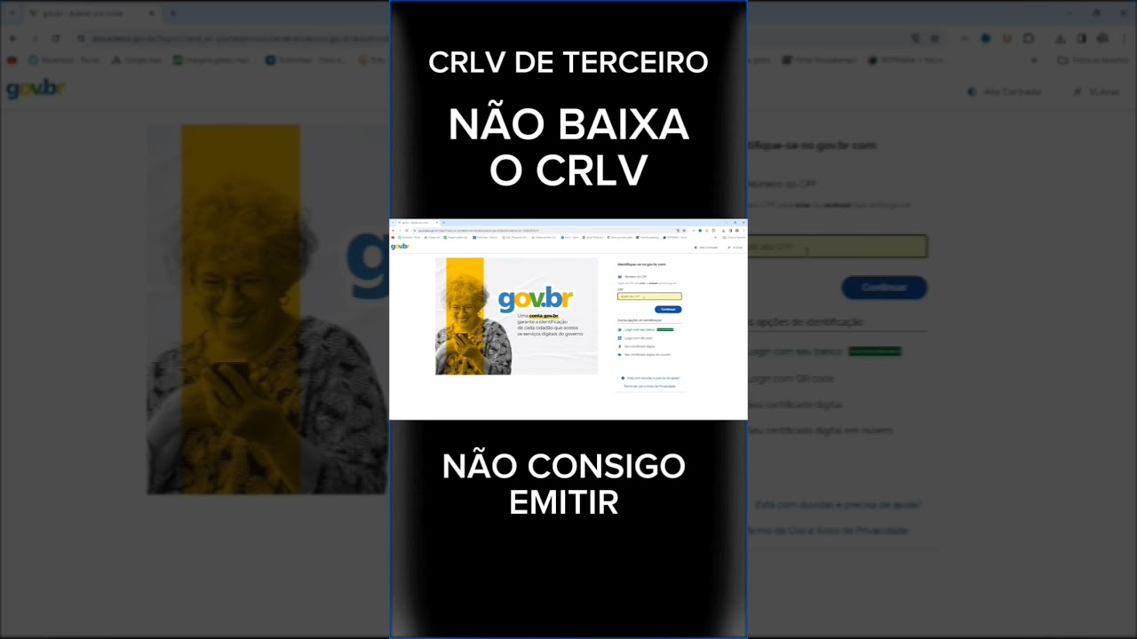 Tem COMO BAIXAR CRLV DIGITAL DE OUTRA PESSOA? | crlv n&atilde;o liberado para emiss&atilde;o porque #shorts