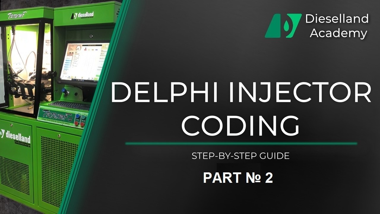 Part 2. DIESELLAND ACADEMY|Delphi injector calibration and coding guide on the DL TriumF test bench.