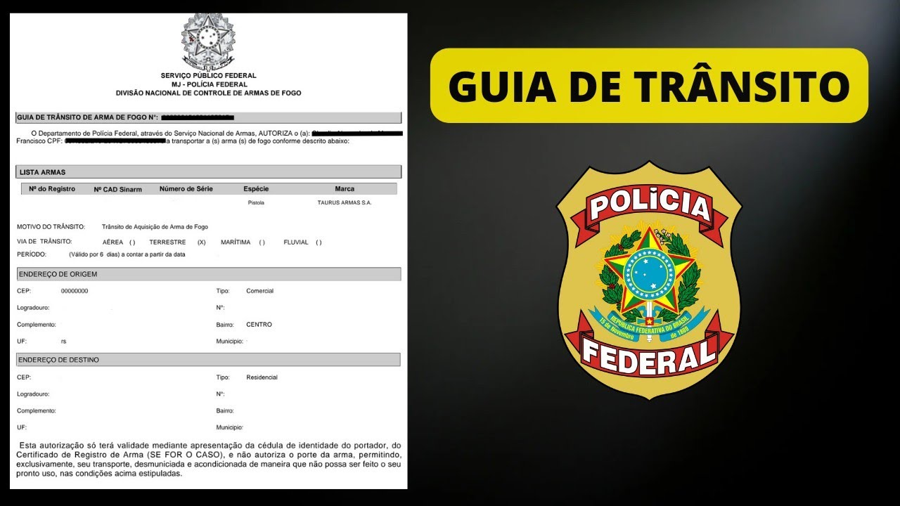 Como Obter Guia de Trânsito - Polícia Federal