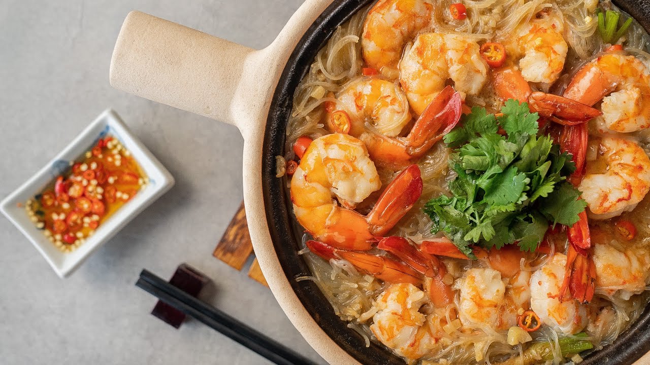 Thai Claypot Prawn Vermicelli Recipe