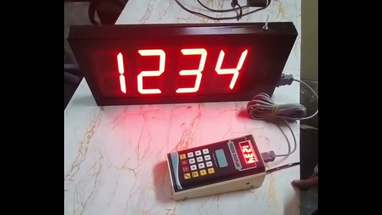 Multilingual Wireless Token Calling Display